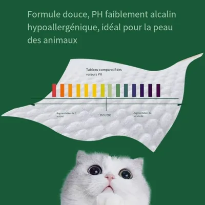 IntiMeg Lingettes de toilettage pour animaux de compagnie