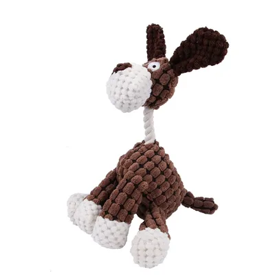 IntiMeg Jouet pour chien peluche résistant