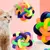 IntiMe Jouet interactif pour chien Rainbow Bell