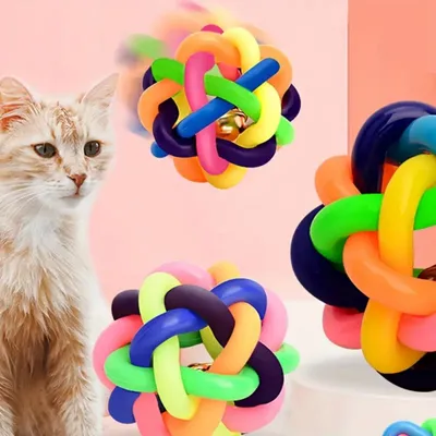 IntiMe Jouet interactif pour chien Rainbow Bell