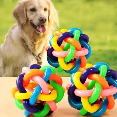 IntiMe Jouet interactif pour chien Rainbow Bell