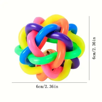 IntiMe Jouet interactif pour chien Rainbow Bell