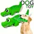 IntiMeg Jouet interactif en latex pour chien Alligator