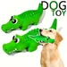 IntiMeg Interaktives Latex-Hundespielzeug „Alligator“