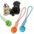 IntiMeg Jouet interactif pour chien - Balle tissée