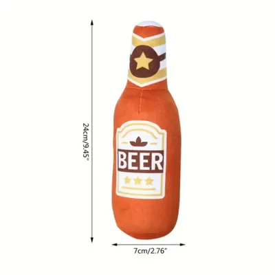 IntiMeg Bouteille de bière jouet interactif pour chien