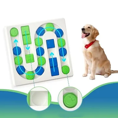 IntiMeg Jouet puzzle distributeur de nourriture pour chien