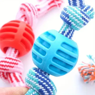 IntiMeg Jouet interactif pour chien Blue Knot