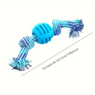 IntiMeg Jouet interactif pour chien Blue Knot