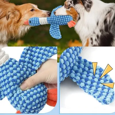IntiMeg Jouet en peluche pour chien en forme d'oie
