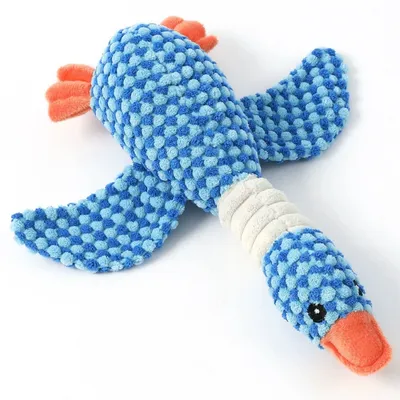 IntiMeg Juguete de peluche para perros con forma de ganso