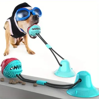 IntiMeg Jouet interactif pour chien avec corde à tirer IntiMeg Jouet interactif pour chien avec corde à tirer