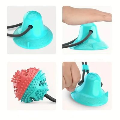 IntiMeg Jouet interactif pour chien avec corde à tirer