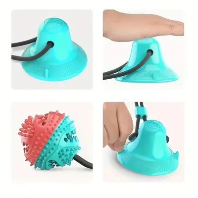 IntiMeg Jouet interactif pour chien avec corde à tirer IntiMeg Jouet interactif pour chien avec corde à tirer