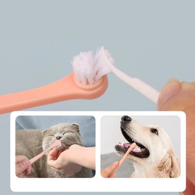 IntiMeg Cepillo de dientes para perros y gatos
