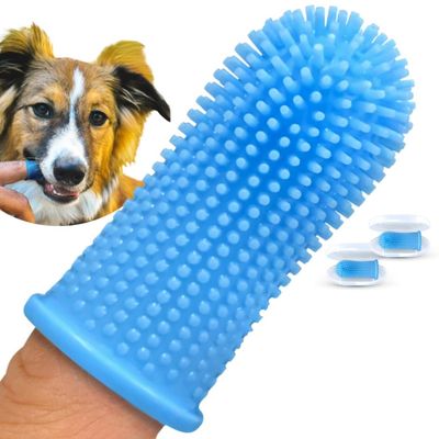 IntiMeg Lot de 2 brosses à dents pour chien 1 Article
