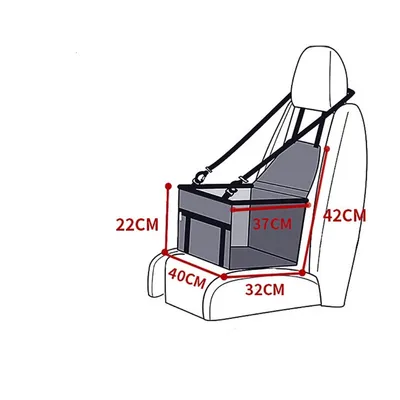 IntiMeg Siège automobile pour petit chien