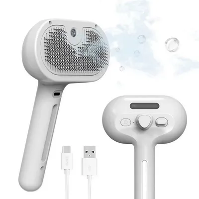 IntiMeg Peine de vapor autolimpiante para gatos