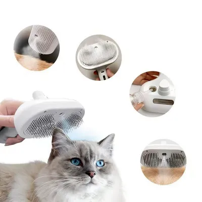 IntiMeg Peine de vapor autolimpiante para gatos