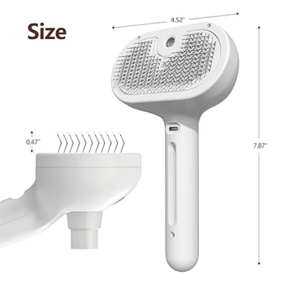 IntiMeg Peigne vapeur auto-nettoyant pour chats