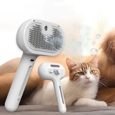 IntiMeg Peigne vapeur auto-nettoyant pour chats