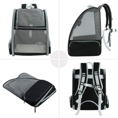 IntiMeg Sac à dos pour animaux de compagnie noir
