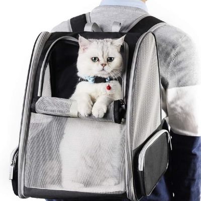IntiMeg Mochila negra para mascotas