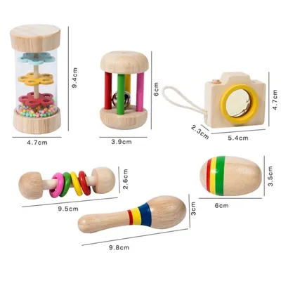 IntiMeg Ensemble de 6 jouets lapin