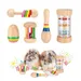 IntiMeg 6er-Set Kaninchen-Spielzeug