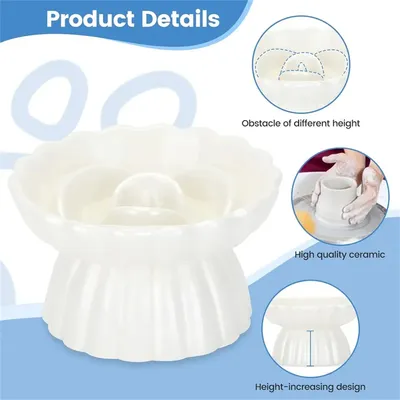 IntiMeg Gamelle surélevée anti-avalement en céramique pour chat