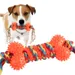 IntiMeg  Jouet à mâcher pour chien en corde de caoutchouc