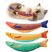 IntiMeg Jouet pour chat Poisson Saury 3 pièces