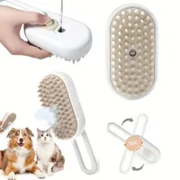 IntiMeg  Brosse à vapeur 3 en 1 pour animaux de compagnie