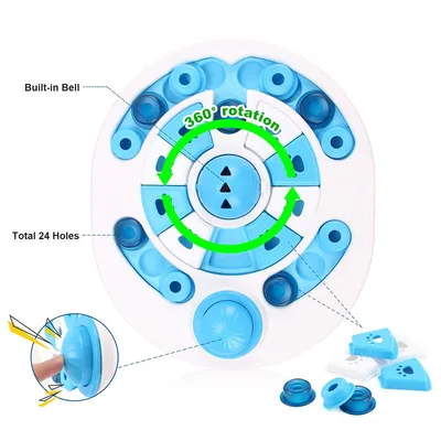 CoolPetGear Bol Slow Food et jouet éducatif