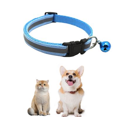 CoolPetGear Collier réfléchissant pour chat Bleu