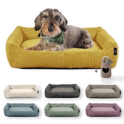 Rohrschneider Lit animal en velours côtelé