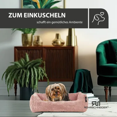 Rohrschneider Haustierbett aus Cord Rohrschneider Haustierbett aus Cord
