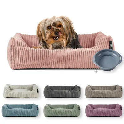 Rohrschneider Lit animal en velours côtelé