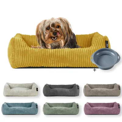 Rohrschneider Lit animal en velours côtelé