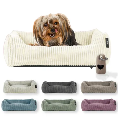 Rohrschneider Lit animal en velours côtelé