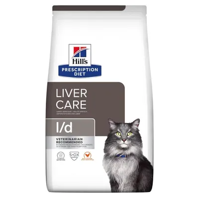 Hill's Katzentrockenfutter Adult Prescription Diet L/D Liver