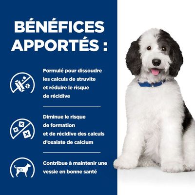 HILL'S - Hundekroketten, Diätfutter für erwachsene Hunde mit Harnwegserkra