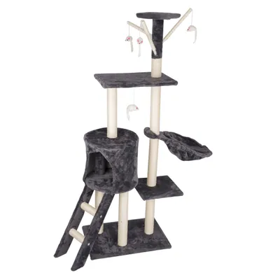 maxxpro Meuble Chat Gris maxxpro Meuble Chat Gris