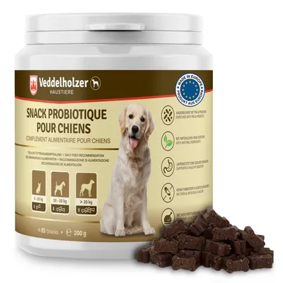 Veddelholzer Probiotiques Chien Friandise Digestive pour Chiens Accessoires