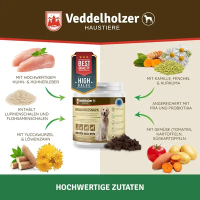 Veddelholzer Probiotiques Chien Friandise Digestive pour Chiens Accessoires Veddelholzer Probiotiques Chien Friandise Digestive pour Chiens Accessoires
