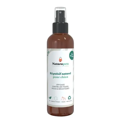 Naturopets - Répulsif anti puces, tiques et moustiques BIO - Chien Naturopets - Répulsif anti puces, tiques et moustiques BIO - Chien