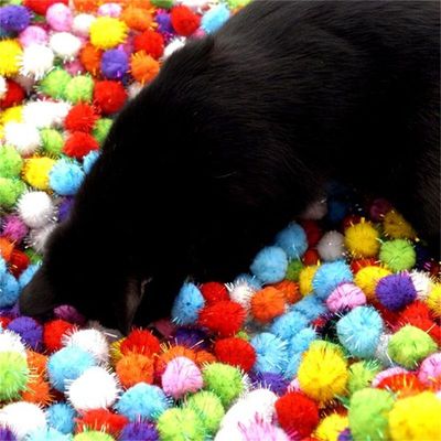 MCBOSON 3 cm Plüsch-Katzenspielzeug, 20 Stück