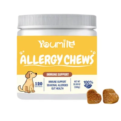 MCBOSON Comprimés à mâcher anti allergies pour chiens