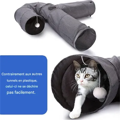 MCBOSON  Tunnel de jeu pour chats