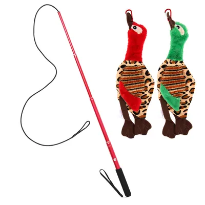 MCBOSON Canne extensible à pêche Teaser pour chat